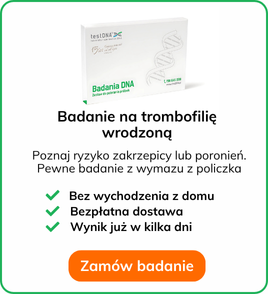 Zamów badanie na trombofilie wrodzoną