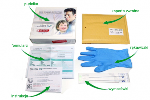 Zestaw do testu na ojcostwo - co zawiera