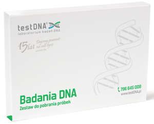 zestaw do pobrania próbek DNA