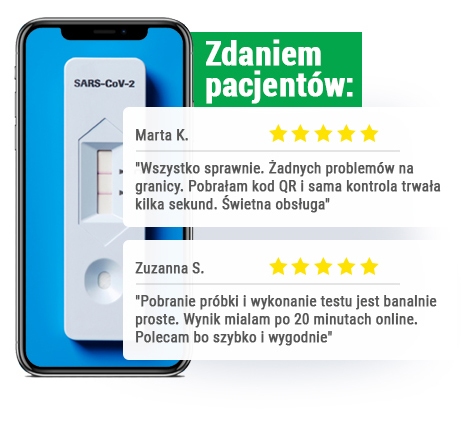 test na covid - zdalnie