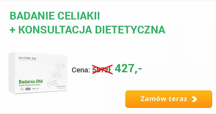 badanie celiakii + konsultacja dietetyczna badanie celiakii + konsultacja dietetyczna