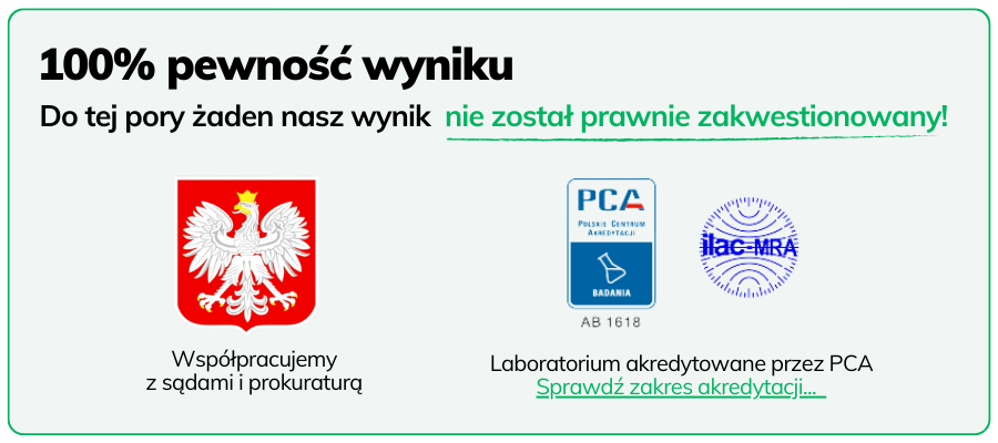 Ustalenie ojcostwa pewność wyniku
