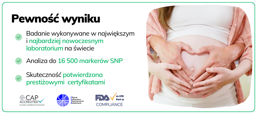 Test na ojcostwo w ciąży pewność wyniku