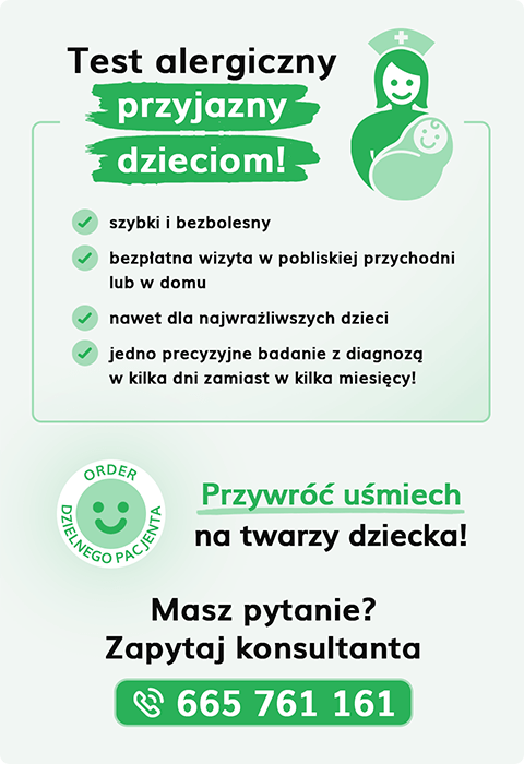 Test alergiczny przydatny dzieciom