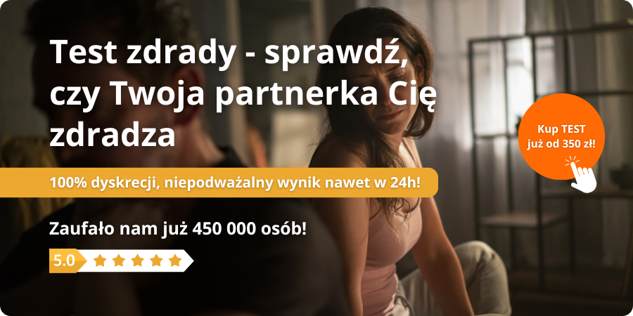 Kup test zdrady, zdrada, pewność wyniku