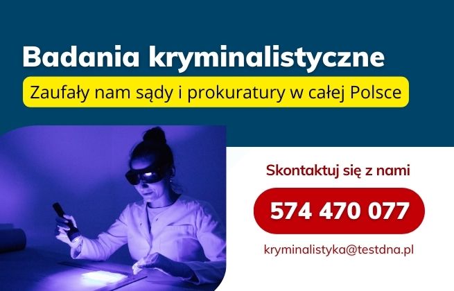 kryminalistyka testdna