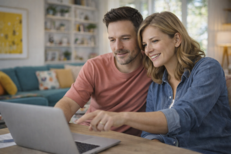 Para analizująca wyniki badania GeneScreen® Expert – zaawansowanego panelu nosicielstwa genetycznego po poronieniach lub przed in vitro.