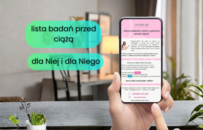 lista badań przed ciążą