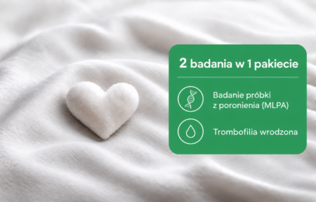 badanie materiału z poronienia (mlpa) + trombofilia