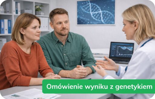 omówienie wyniki badania GeneScreen z genetykiem klinicznym