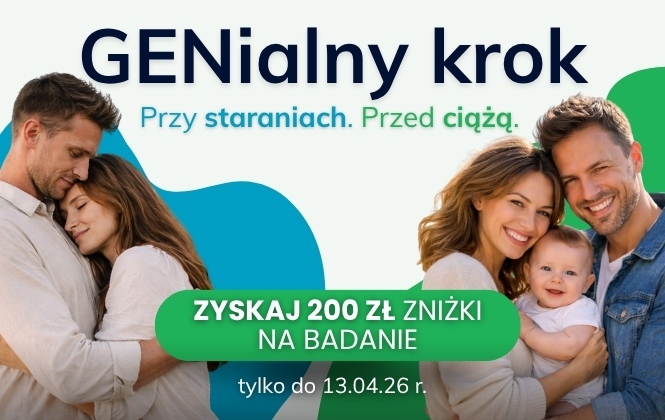 Promocja badań genetycznych GeneScreen® przed ciążą i FertiScan przy staraniach o dziecko