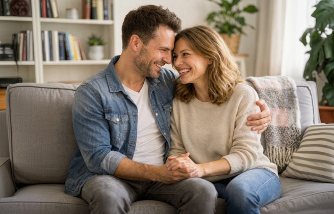 Para planująca dziecko – zdjęcie do strony o badaniach genetycznych przed ciążą