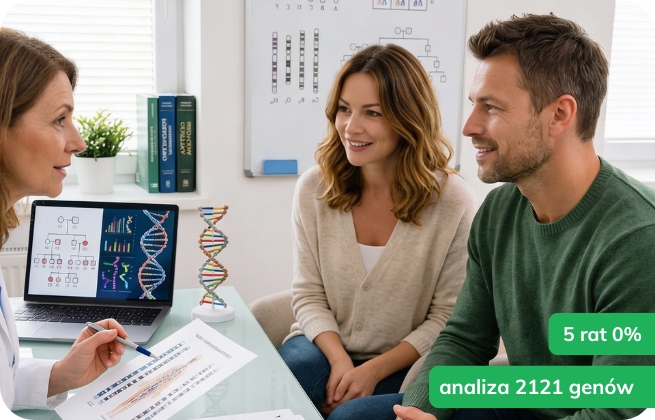 umówienie badania GeneScreene - badania genetycznego przed ciążą