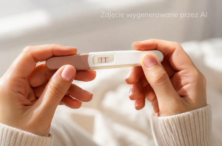 dwie kreski na tescie ciazowym