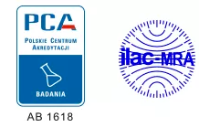 Akredytacja PCA nr AB 1618