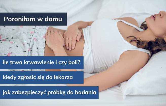 poroniłam w domu co dalej
